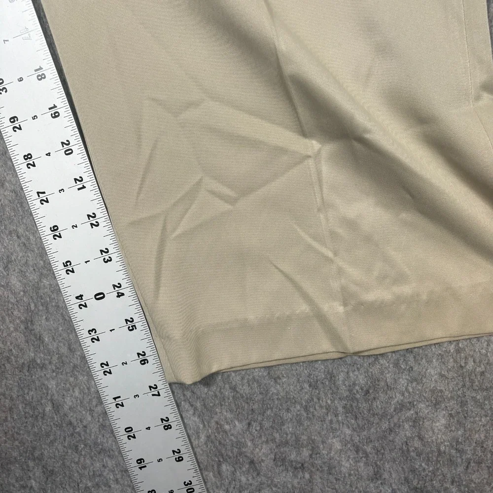 Oxford Golf Super Dry Men's Golf Pants Size 42/30 Flat Front Khakis Slash Pocket